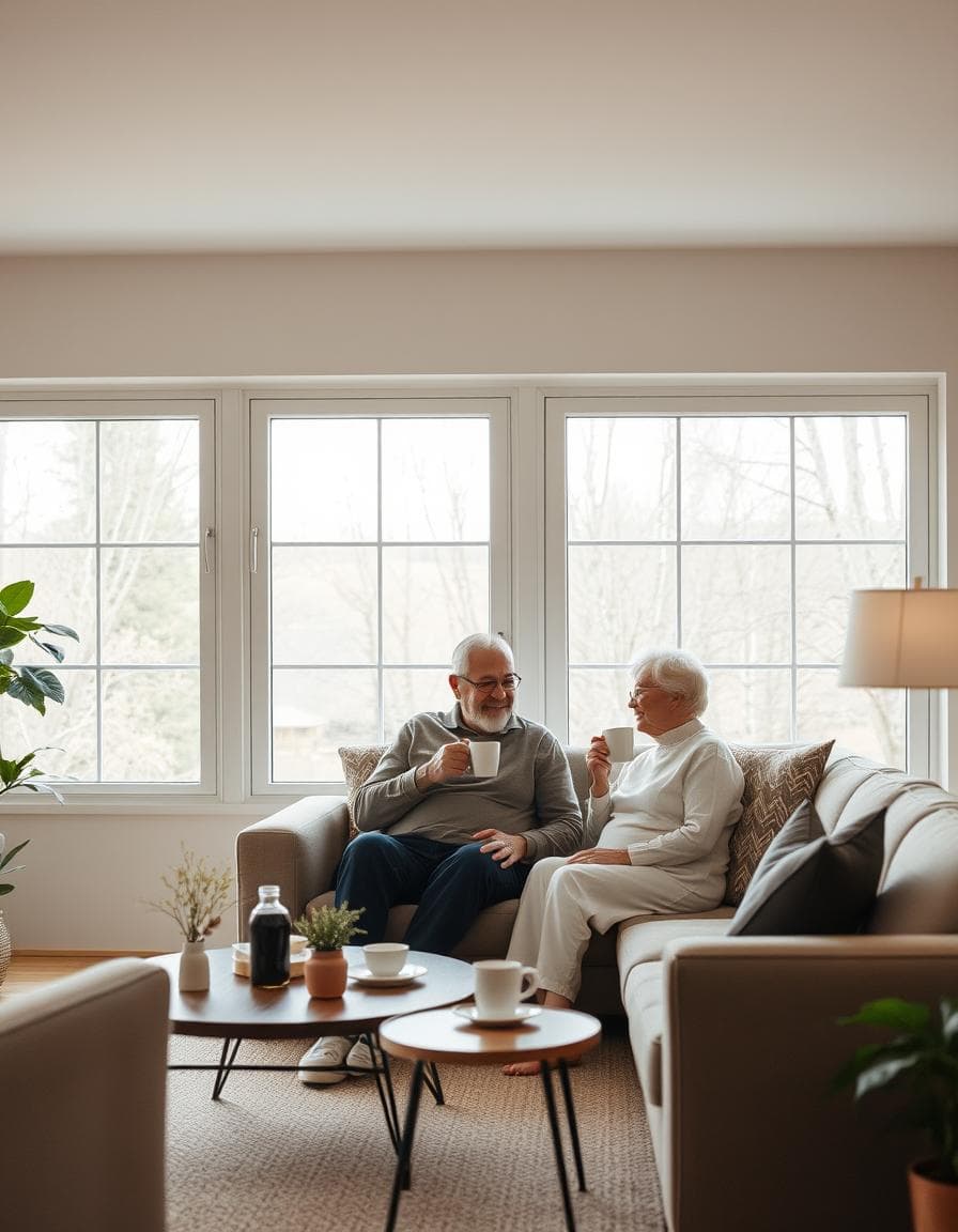 Seniors enjoying assisted living